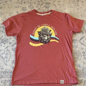 The Landmark Project Women’s Smokey Bear T Shirt - small - red